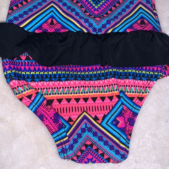 INGEAR Swim Baby Swimsuit 12M EUC Pink Black - Picture 7 of 8
